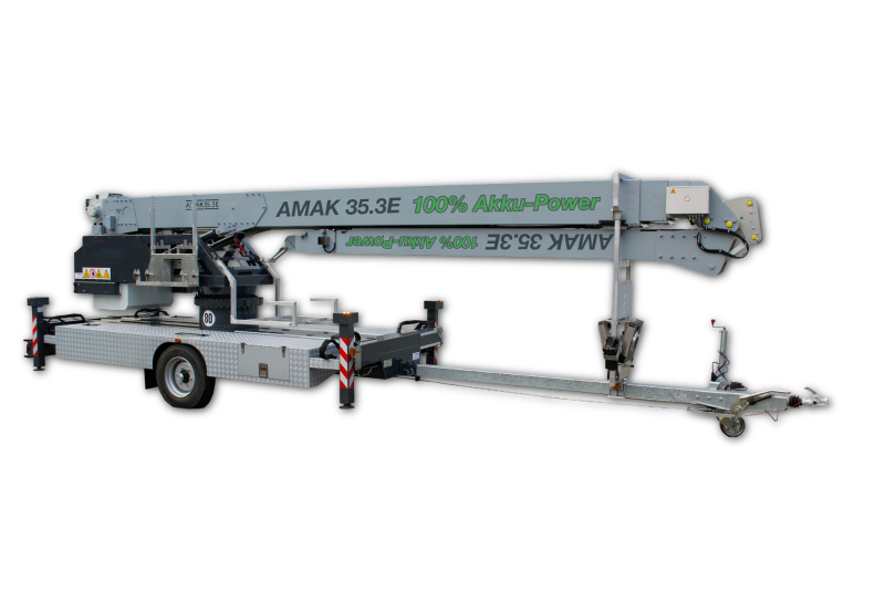 Alu-Anhängerkran AMAK 35.3 E